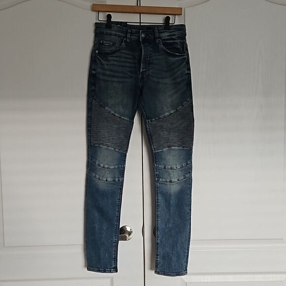 H&M Men Skinny Jeans 30 Light Blue Washed - Picture 2 of 16